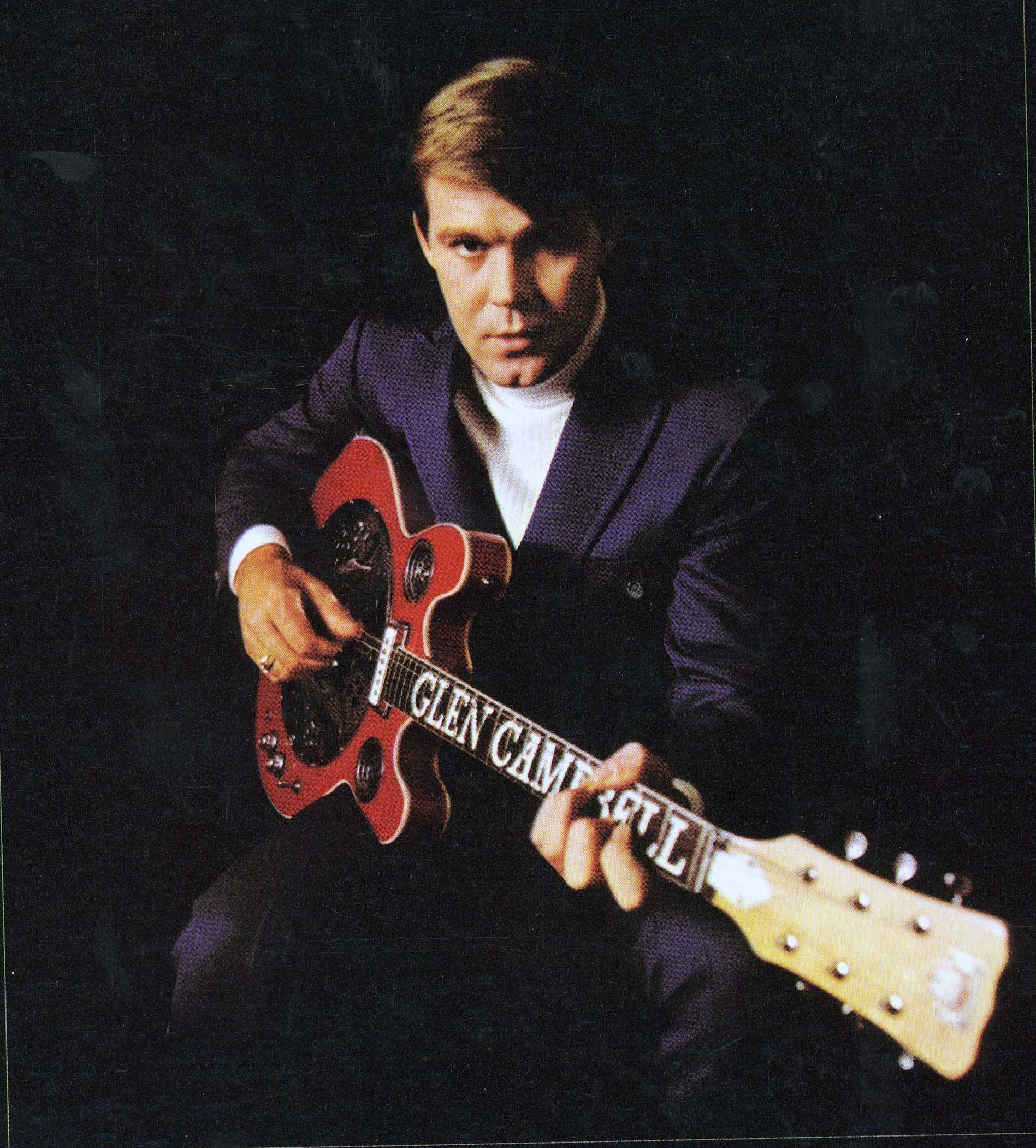 Glen Campbell and a customised Mosrite Californian