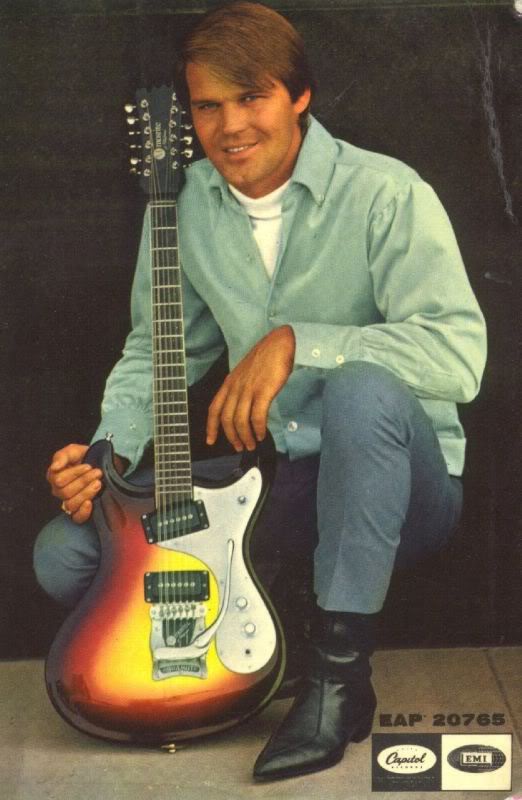 Glen Campbell and a Mosrite 12-string