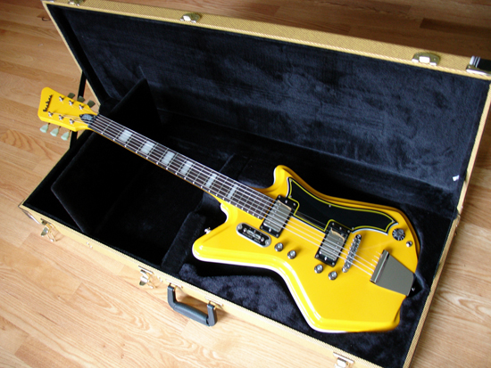 Limited Edition Airline Catalina Electric Guitar (Two Tone Yellow/Black)