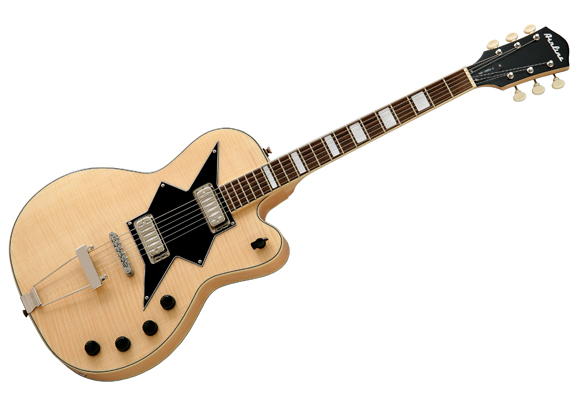 Airline RS-II Electric Guitar (Natural Flamed Maple Finish)