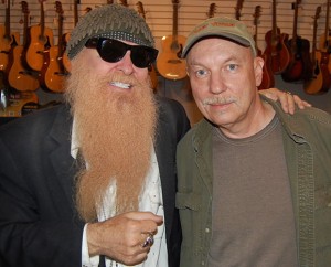 Dave Hinson with ZZ Top's Billy Gibbons