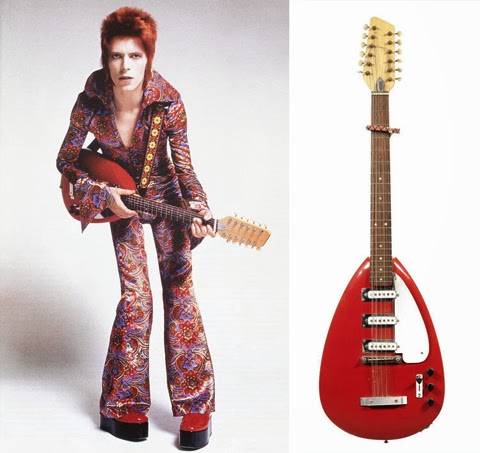 Bowie and his Vox 12 string