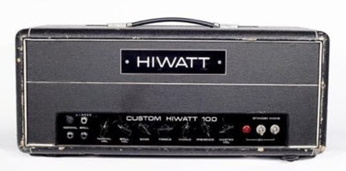 David Gilmour's Custom Hiwatt 100 Amp