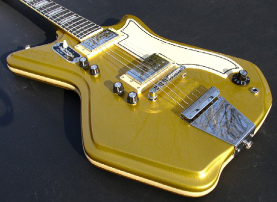 Eastwood Airline 2P Limited Edition 50th Anniversary Electric Guitar (Metallic Gold)