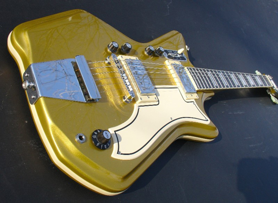 Eastwood Airline 2P Limited Edition 50th Anniversary Electric Guitar (Metallic Gold)