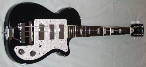 Eastwood Airline H44 DLX Guitar with 3 Pick-ups!