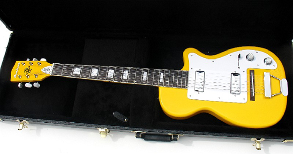 Eastwood Airline H44 Guitar in Taxi Cab Yellow