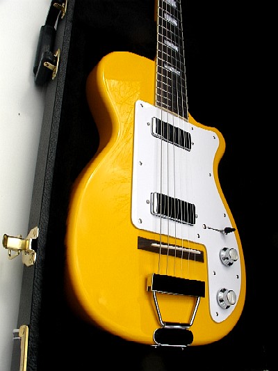 Eastwood Airline H44 Guitar in Taxi Cab Yellow