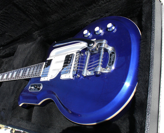 Eastwood Airline Map Limited Edition Electric Guitar (Electric Indigo)