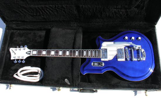 Eastwood Airline Map Limited Edition Electric Guitar (Electric Indigo)