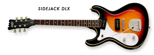 Eastwood Sidejack DLX Electric Guitar (Sunburst, Left-Handed)