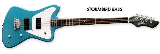 Eastwood Stormbird Bass Guitar (Metallic Blue Finish)