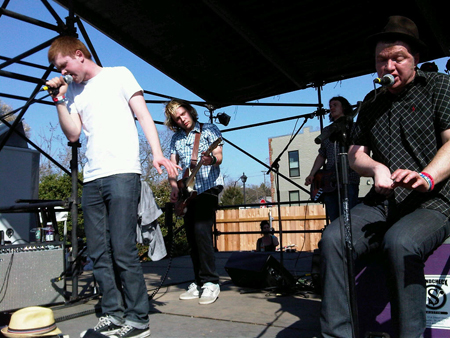 Edwyn Collins & his son William at SXSW 2011