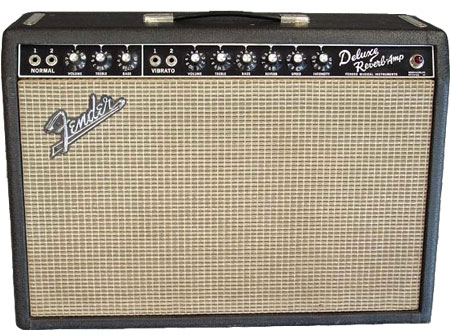 1960's Blackface Fender Deluxe Reverb Amp