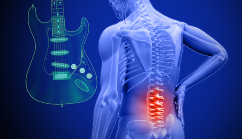 Playing guitar with back pain?