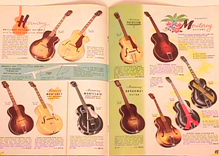 Vintage Harmony Guitars Catalog