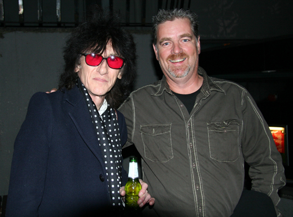 Me with John Cooper Clarke, comedian