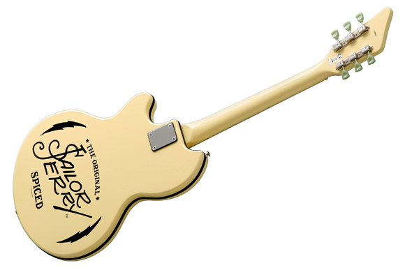 Limited Edition Sailor Jerry Guitar from Airline Guitars (back)