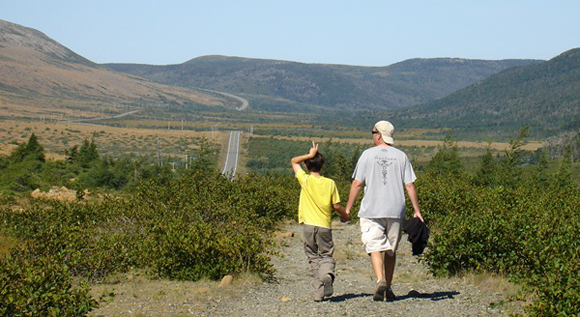 Troy and me hiking in Western Newfoundland Troy and me hiking in Western Newfoundland