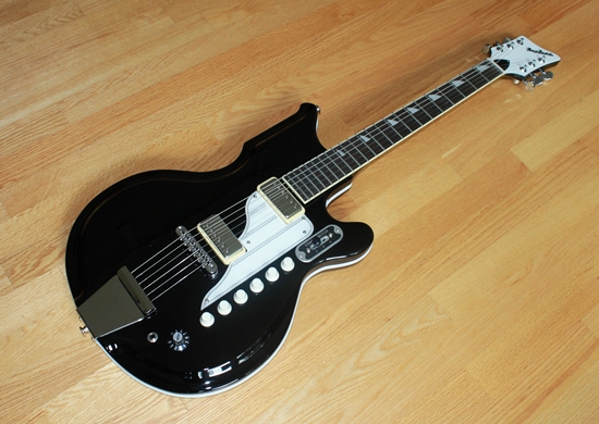 Airline 59 Newport features PIEZO Bridge Pickup MyRareGuitars com