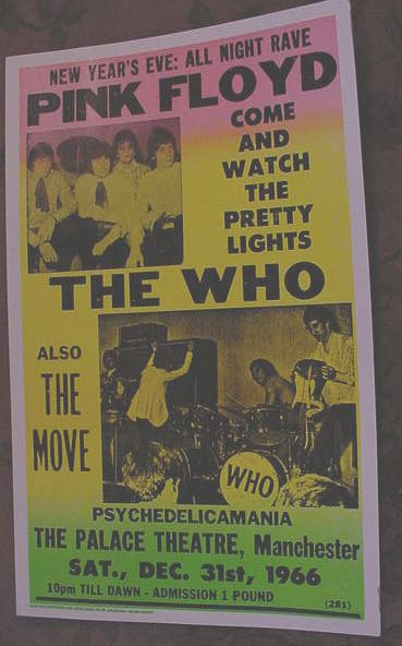 Pink Floyd with The Who (New Year's Eve, 1966, Manchester)