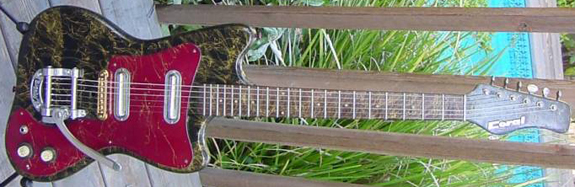 Vintage 1960's Coral Hornet Electric Guitar (Refinished) Vintage 1960's Coral Hornet Electric Guitar (Refinished)