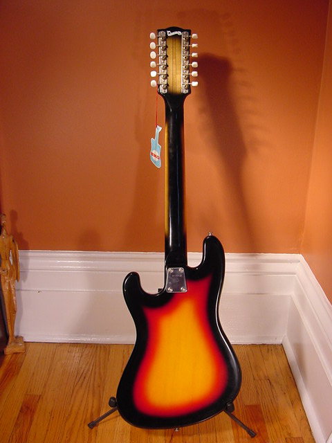 Vintage 1960's EKO Cobra 12-String Electric Guitar (Sunburst)