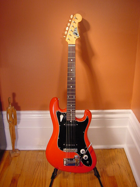 Vintage 1960's EKO Cobra 6-String Electric Guitar (Red)