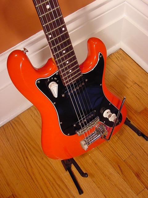 Vintage 1960's EKO Cobra 6-String Electric Guitar (Red)