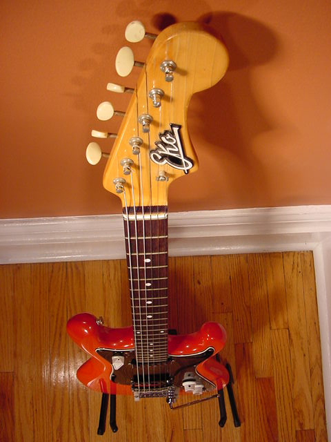 Vintage 1960's EKO Cobra 6-String Electric Guitar (Red)