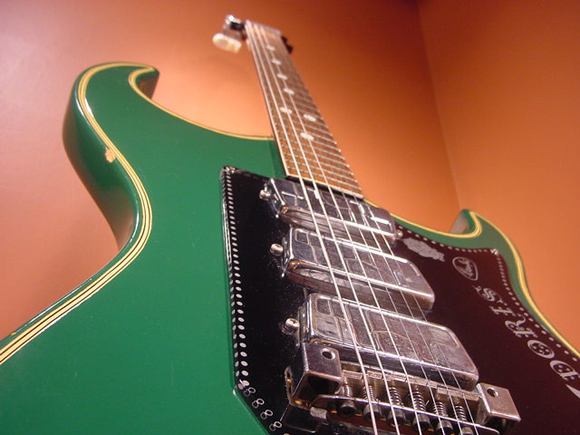 Vintage 1960's Wandre Doris Electric Guitar (Green)