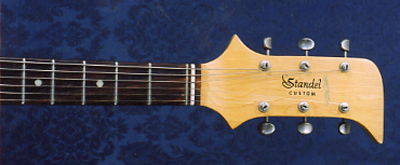 Vintage 1967 Standel Custom Model 202 Electric Guitar (Red)