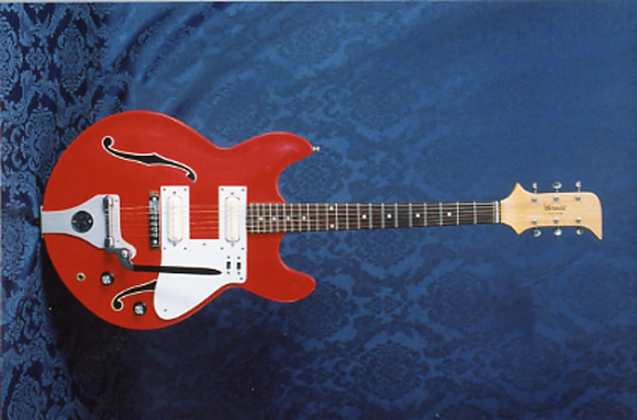 Vintage 1967 Standel Custom Model 202 Electric Guitar (Red)