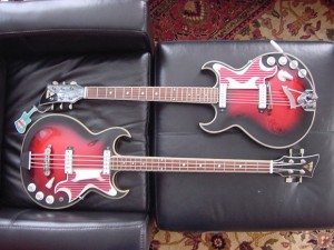 Vintage EKO Barracuda Electric Guitar & Bass (Set)