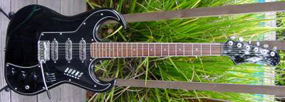2000's Burns Bison Electric Guitar (black)