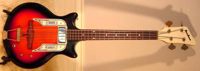 Vintage 1960's Airline Electric Bass Guitar