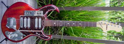 Vintage 1960's Hi-Lo Burns Copy Electric Guitar