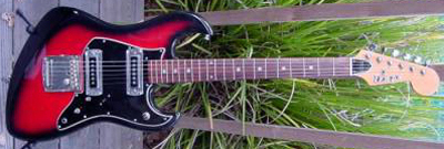 Vintage 1970's Tempo Electric Guitar